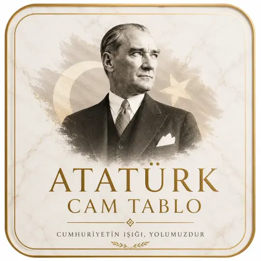 Atatürk Cam Tablo