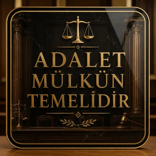 Hukuk Sözleri Cam Tablo