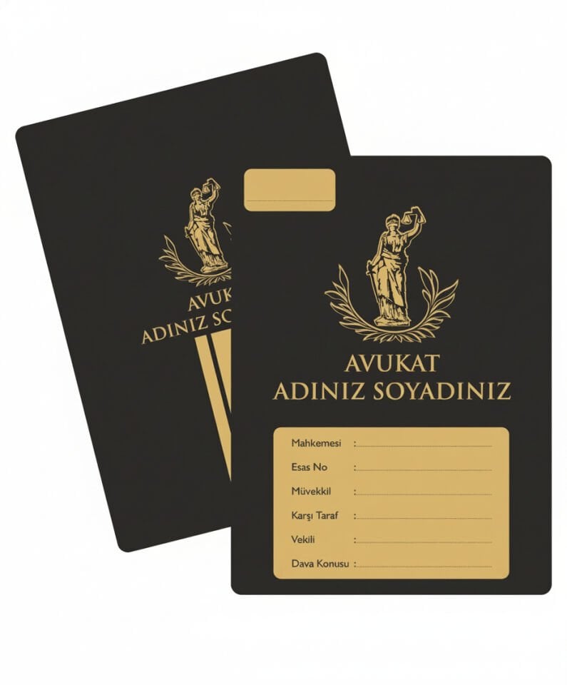 Avukat Büro Dosyası Model 101