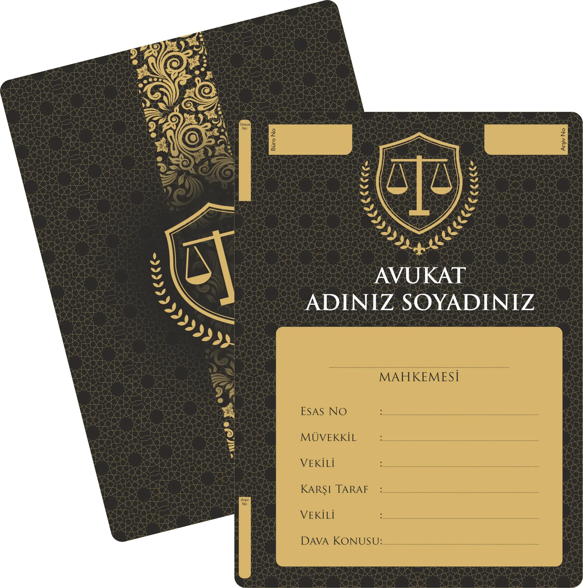 Avukat Büro Dosyası Model 103