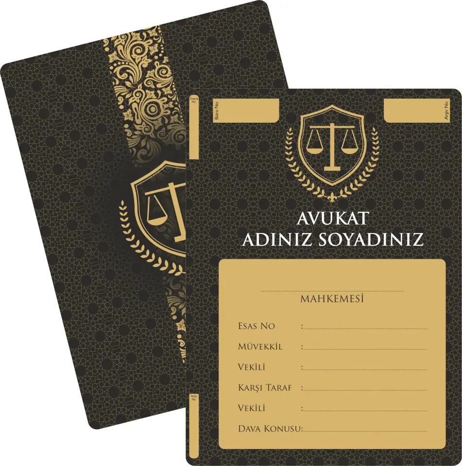 Avukat Büro Dosyası Model 103