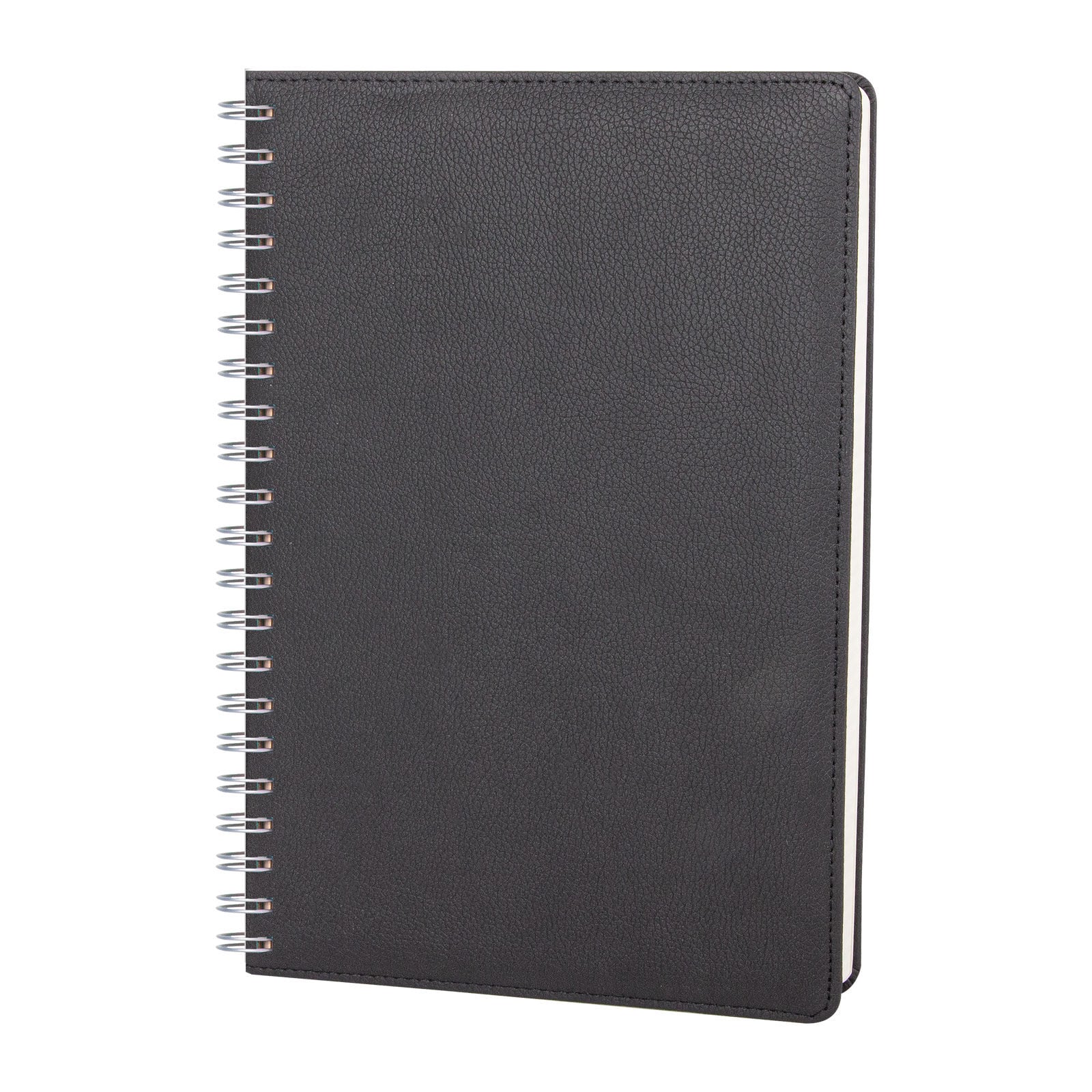 SUBAYEVLERİ SİYAH SPİRALLİ TARİHLİ HAFTALIK AJANDA (20x28 CM)