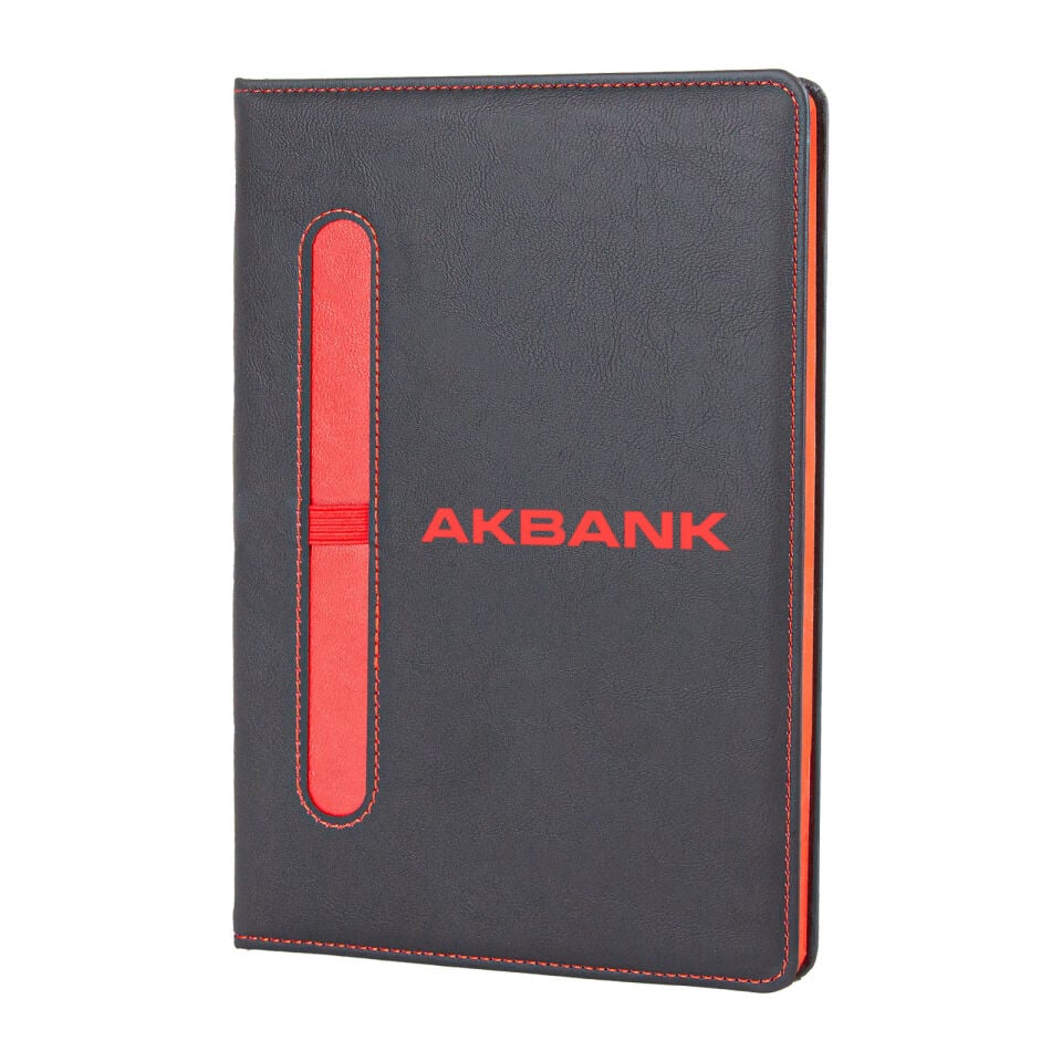 EYMİR KIRMIZI TARİHSİZ DEFTER (15x21 CM)