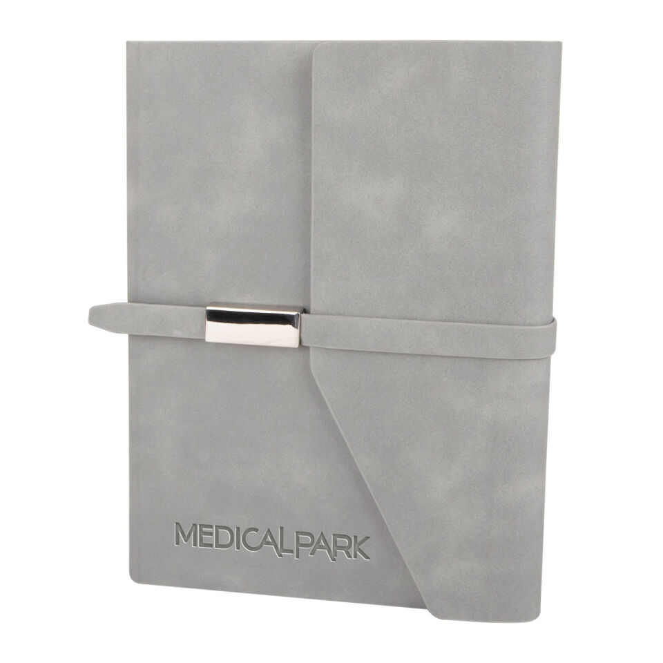 MOGAN GRİ TARİHSİZ DEFTER (15x21 CM)