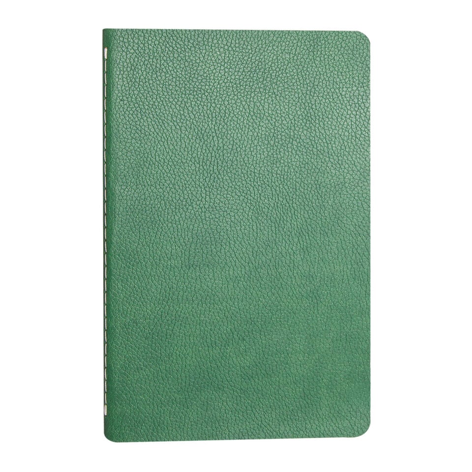 SIHHİYE YEŞİL TERZİ DİKİŞLİ DEFTER (13X21 CM)