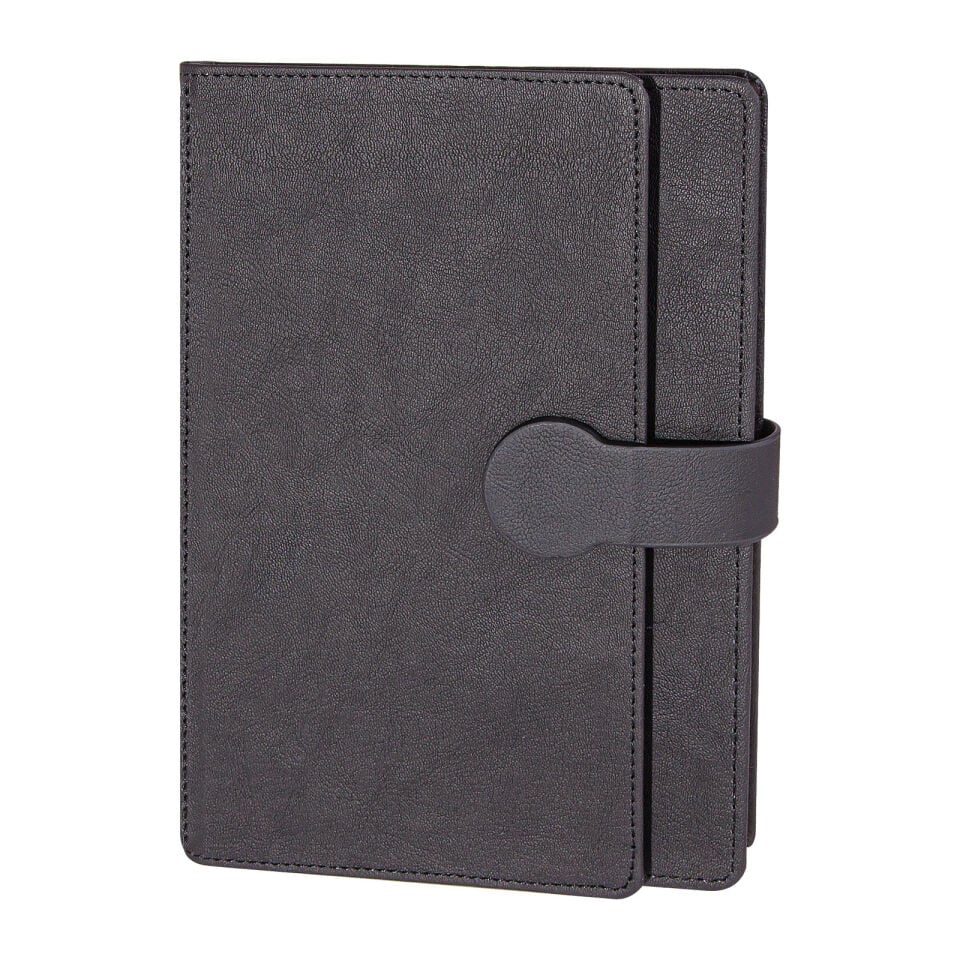 SARAY SİYAH TARİHSİZ DEFTER (15X21 CM)