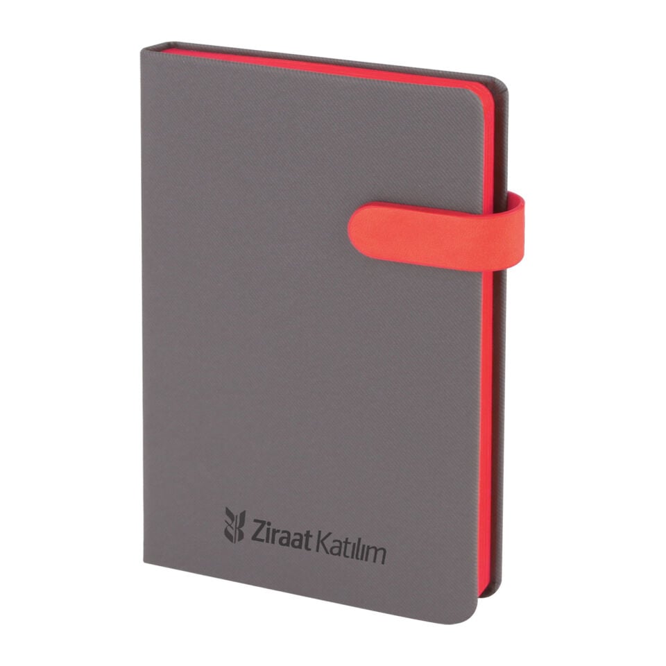 ORAN KIRMIZI TARİHSİZ DEFTER (13X21 CM)