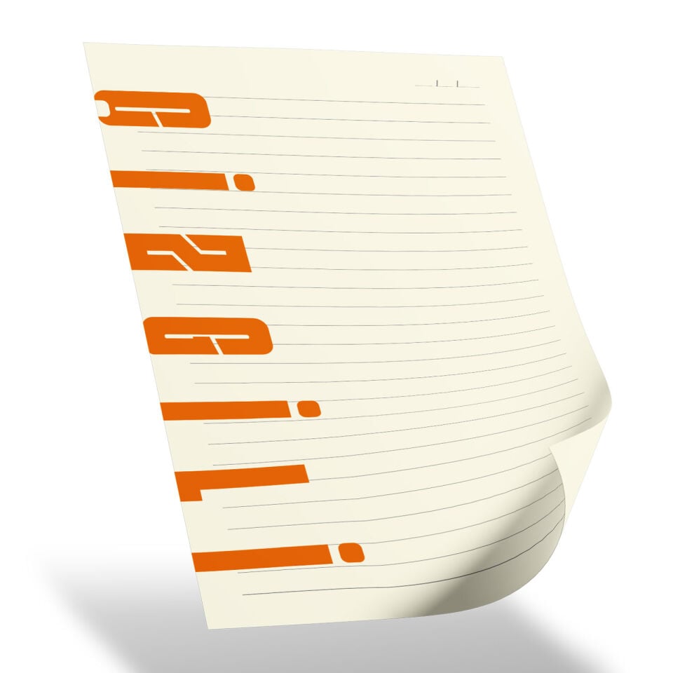BAHÇELİEVLER TURKUAZ TARİHSİZ DEFTER (14,5X21 CM)