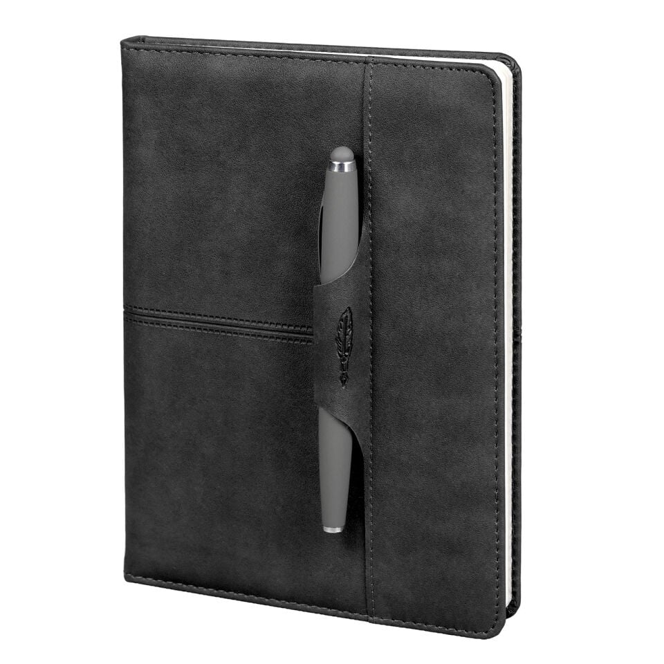 ATAKULE SİYAH TARİHSİZ DEFTER (15X21 CM)