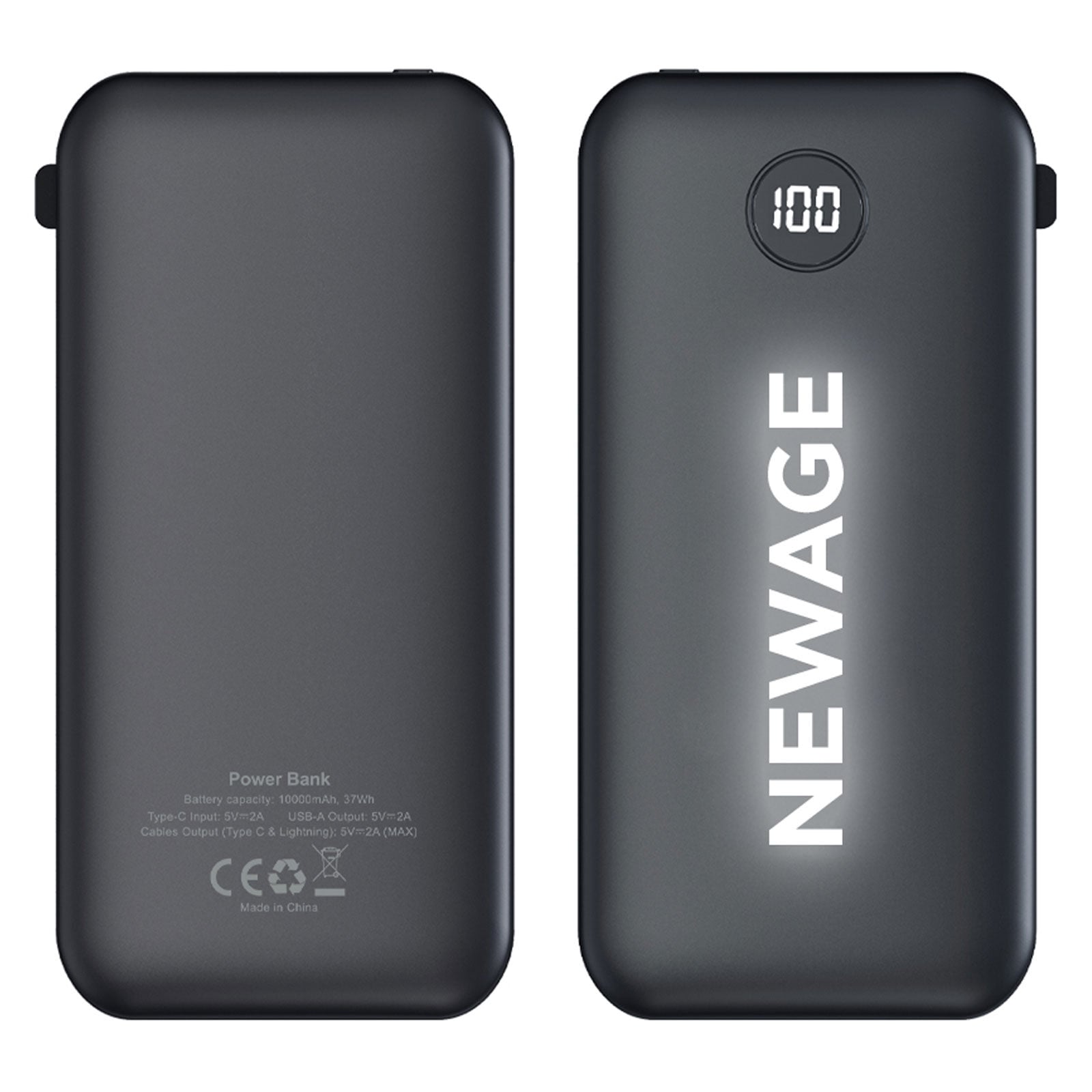 ÖLÜDENİZ 10.000 MAH SİYAH POWERBANK