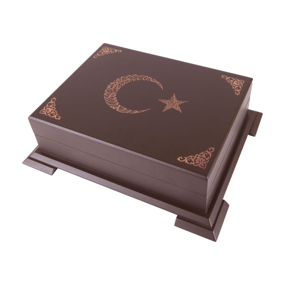 POZA Özel Ahşap Kutulu Kutsal Kitap İrfan Seti