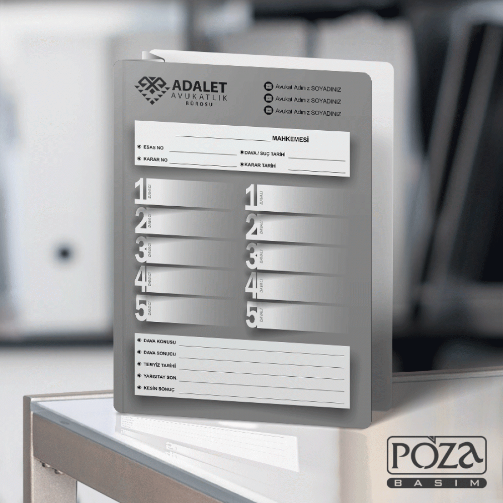 Avukat Büro Dosyası P646