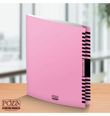 Avukat Adliye Dosyası Koyu Pembe Bristol P714